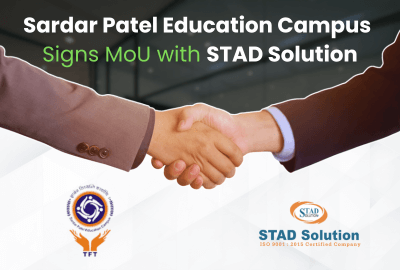 STAD Solution Signs Mou With Sardar Patel Education Campus