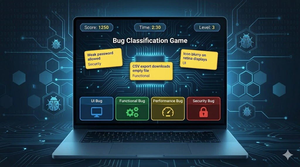 Bug Classification - Software Testing Games