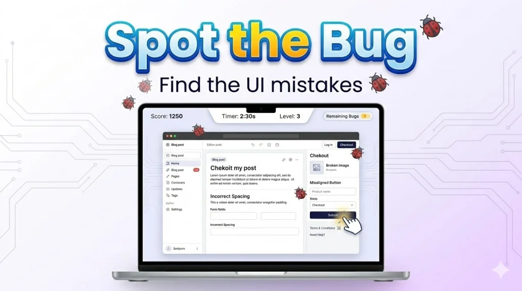 Spot the Bug - Software Testing Games
