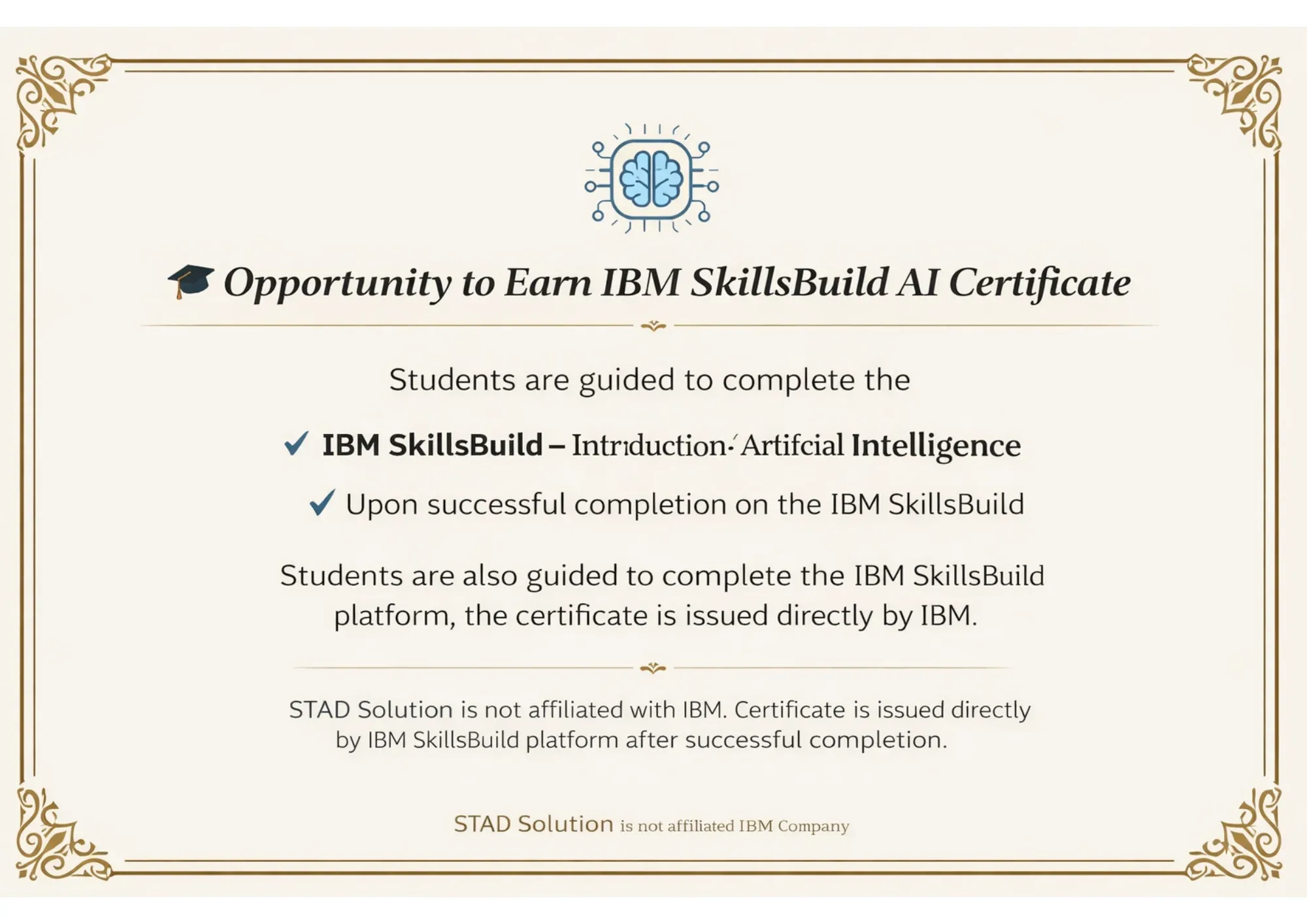 AI Certificate